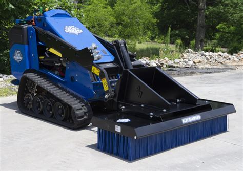 blue diamond skid steer broom|push broom skid steer.